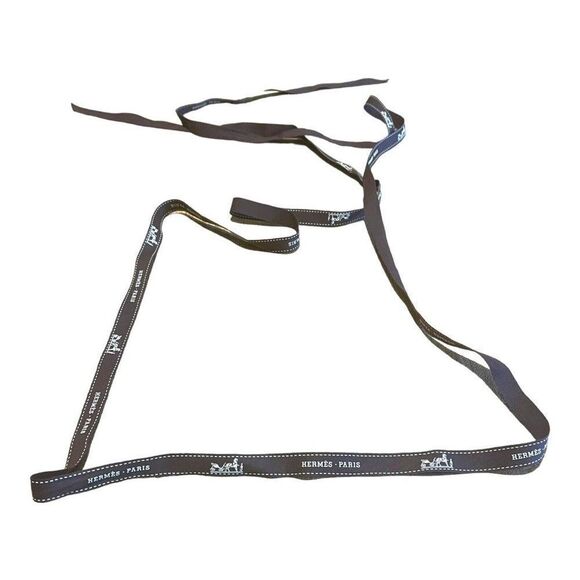 Authentic Hermes Designer Packaging Ribbon Paris 2 + Yards Gift Wrapping 7’9” - Picture 2 of 3